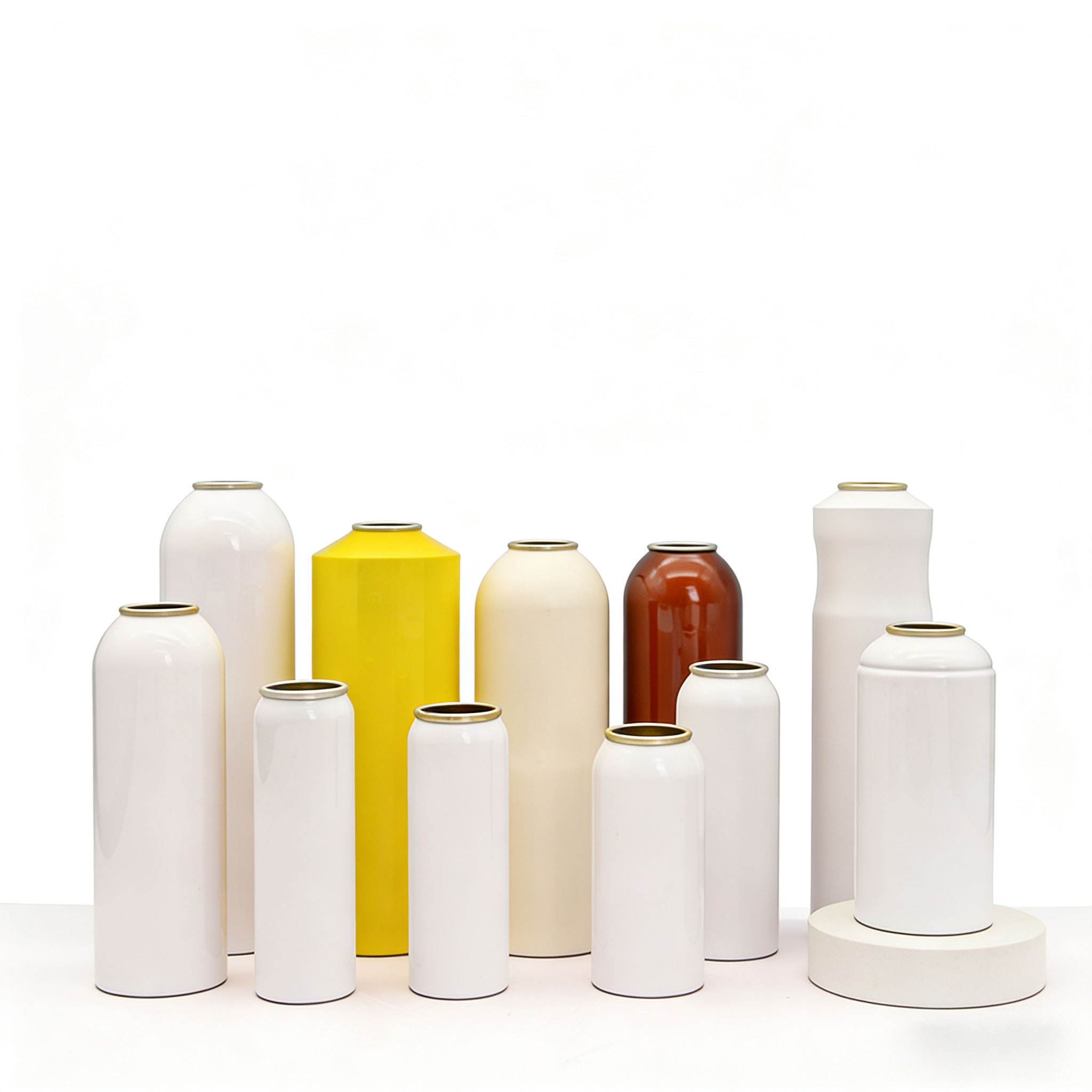 aluminum cosmetic aerosol can