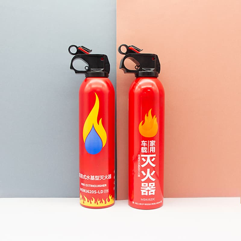 aluminum aerosol can fire extinguisher
